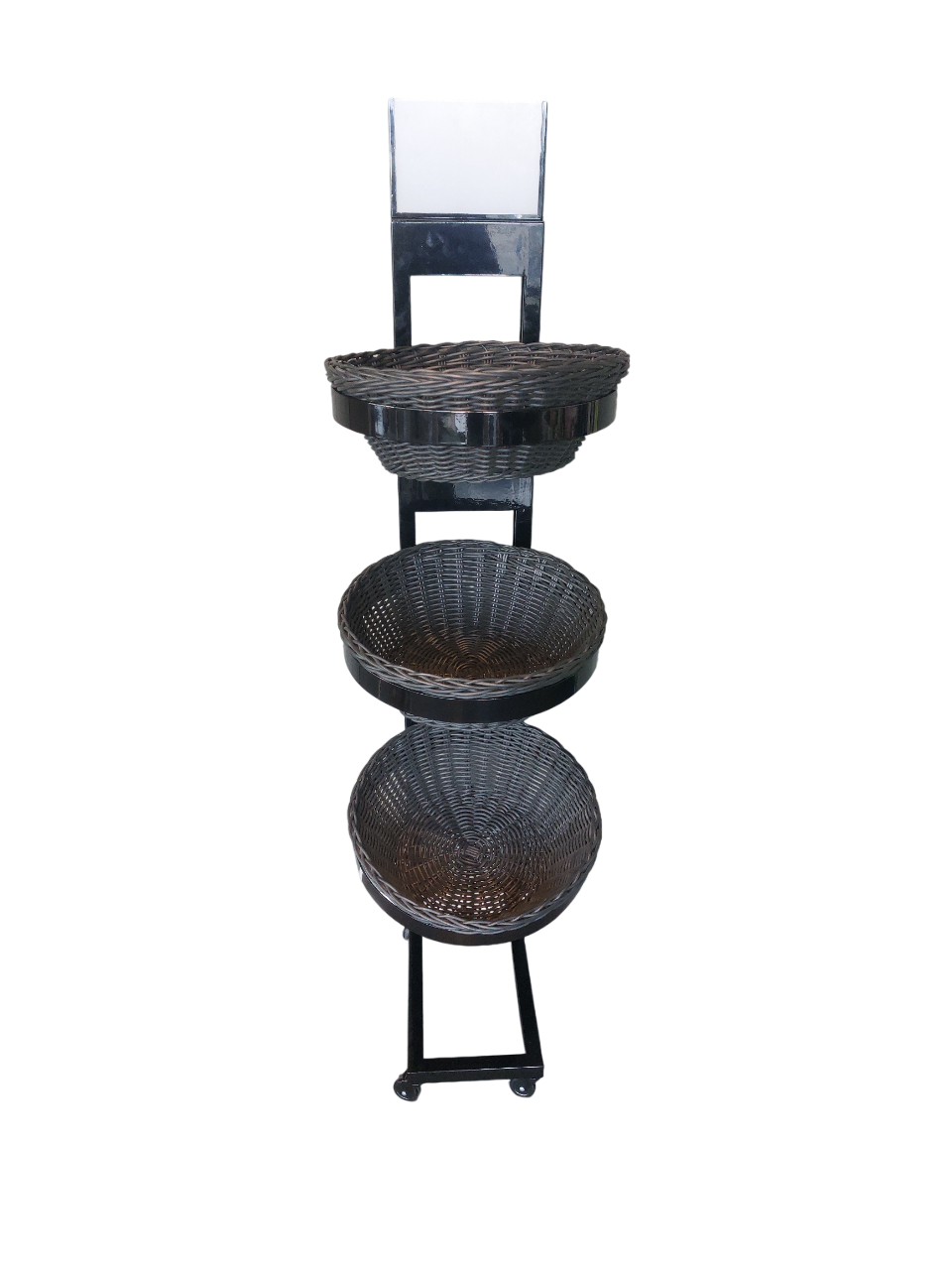 Display IMPULSO 3-tier met zwarte PP manden